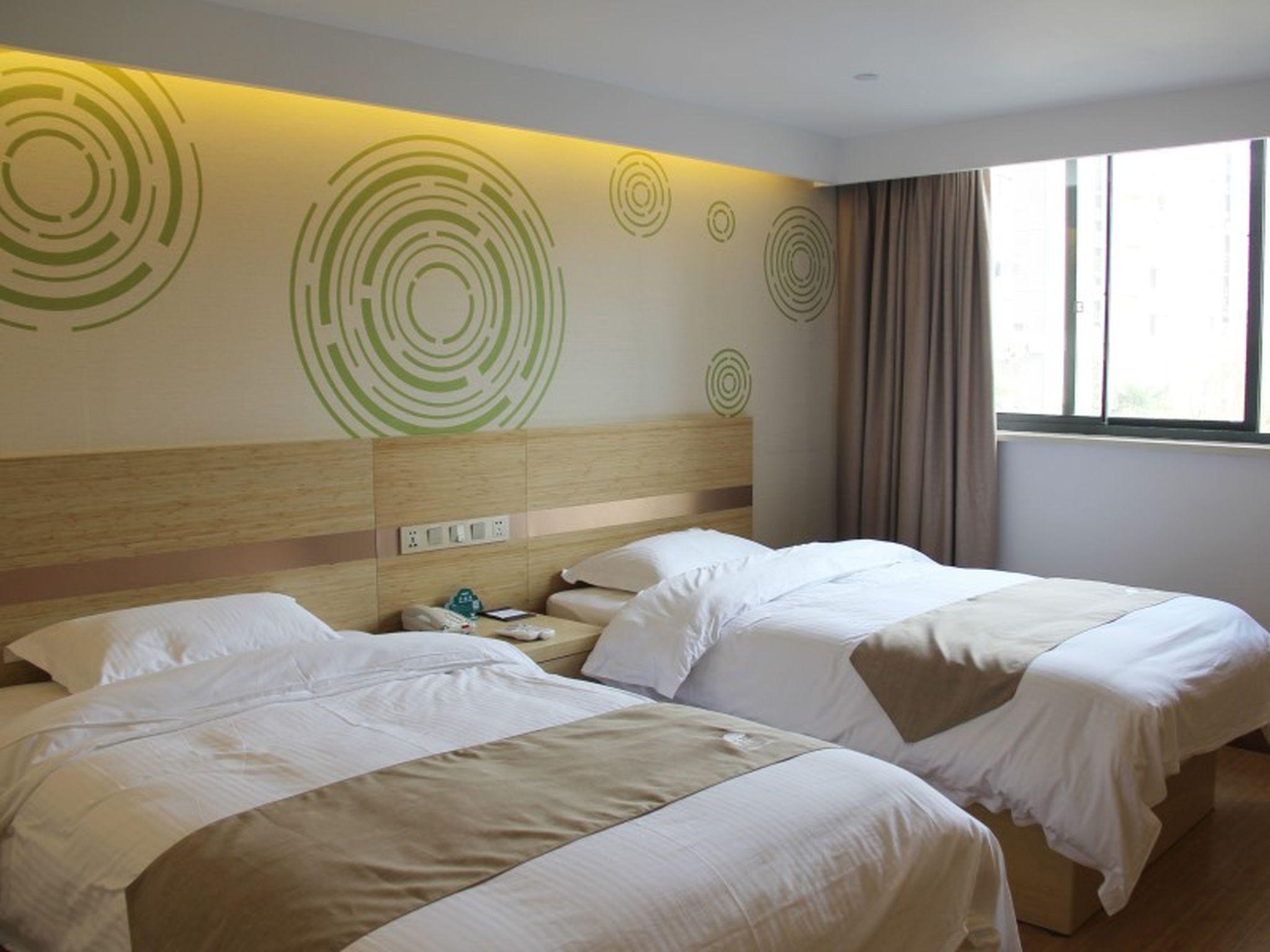Greentree Inn Shanghai Minhang District Beiqiao Subway Station Express Hotel Exterior foto
