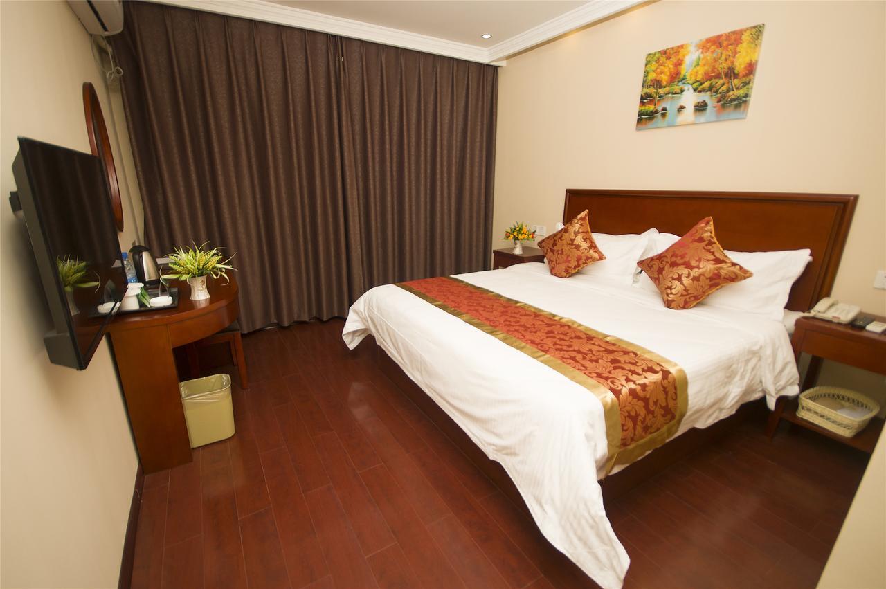Greentree Inn Shanghai Minhang District Beiqiao Subway Station Express Hotel Exterior foto