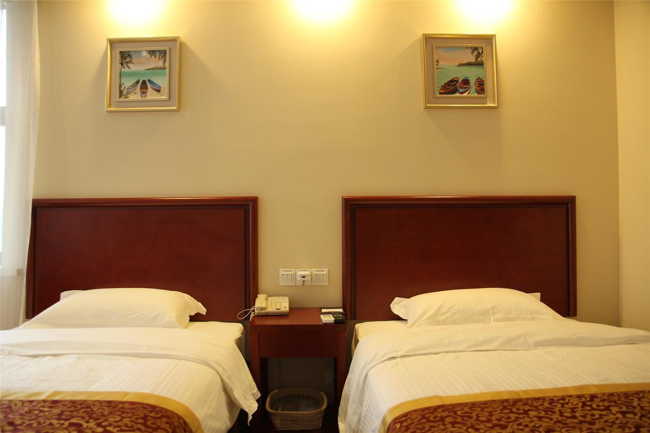 Greentree Inn Shanghai Minhang District Beiqiao Subway Station Express Hotel Exterior foto